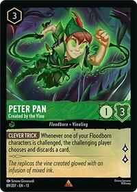Peter Pan - Created by the Vine | Attack of the Vine! | Rare | Normal | #89/207