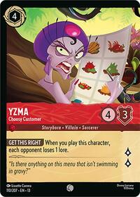 Yzma - Choosy Customer (Foil) | Attack of the Vine! | Common | Cold Foil | #110/207