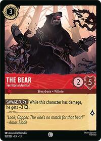 The Bear - Territorial Animal | Attack of the Vine! | Common | Cold Foil | #112/207