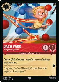 Dash Parr - Dodgeball Dynamo | Attack of the Vine! | Common | Cold Foil | #114/207