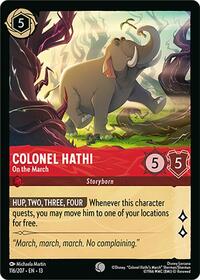 Colonel Hathi - On the March 116/207 Common