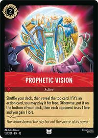 Prophetic Vision | Attack of the Vine! | Uncommon | Cold Foil | #137/207
