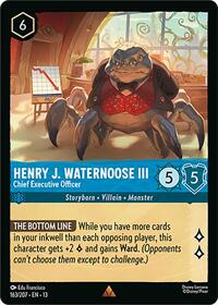 Henry J. Waternoose III - Chief Executive Officer | Attack of the Vine! | Rare | Cold Foil | #163/207