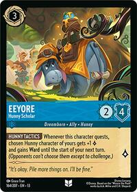 Eeyore - Hunny Scholar | Attack of the Vine! | Uncommon | Normal | #164/207