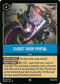 Closet Door Portal | Attack of the Vine! | Super Rare | Cold Foil | #170/207