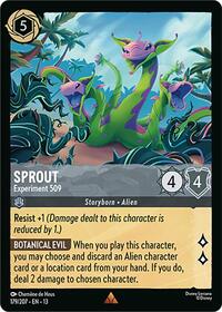 Sprout - Experiment 509 | Attack of the Vine! | Rare | Cold Foil | #179/207