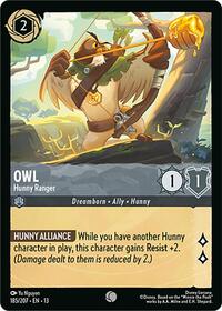 Owl - Hunny Ranger 185/207 Common
