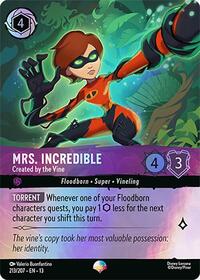 Mrs. Incredible - Created by the Vine (Epic) 213/207 Epic Holofoil