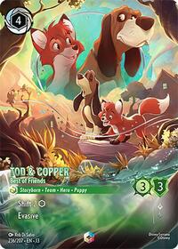 Tod & Copper - Best of Friends (Enchanted) 236/204 Enchanted Holofoil