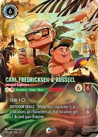 Carl Fredricksen & Russell - Intrepid Explorers (Enchanted) 237/204 Enchanted Holofoil