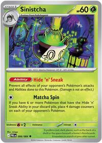 Sinistcha | ME05: Pitch Black | Uncommon | Normal | #006/084