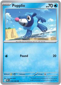 Popplio | ME05: Pitch Black | Common | Normal | #018/084