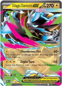 Mega Zeraora ex - 027/084 | ME05: Pitch Black | Double Rare | Holofoil | #027/084