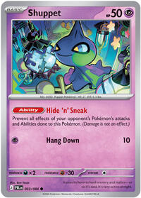 Shuppet | ME05: Pitch Black | Common | Normal | #033/084