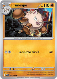 Primeape | ME05: Pitch Black | Common | Normal | #043/084