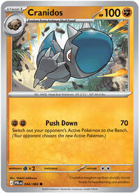 Cranidos | ME05: Pitch Black | Common | Normal | #044/084