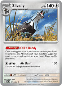 Silvally - 070/084 | ME05: Pitch Black | Rare | Holofoil | #070/084