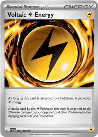 Voltaic Lightning Energy | ME05: Pitch Black | Rare | Holofoil | #084/084