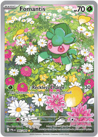 Fomantis - 085/084 | ME05: Pitch Black | Illustration Rare | Holofoil | #085/084