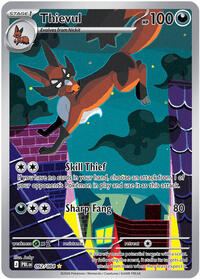 Thievul - 092/084 | ME05: Pitch Black | Illustration Rare | Holofoil | #092/084