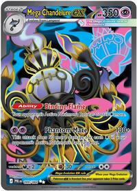 Mega Chandelure ex - 099/084 | ME05: Pitch Black | Ultra Rare | Holofoil | #099/084