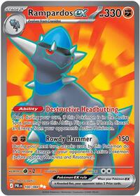 Rampardos ex - 100/084 | ME05: Pitch Black | Ultra Rare | Holofoil | #100/084