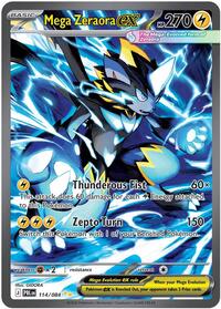 Mega Zeraora ex - 114/084 | ME05: Pitch Black | Special Illustration Rare | Holofoil | #114/084