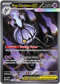 Mega Chandelure ex - 115/084 | ME05: Pitch Black | Special Illustration Rare | Holofoil | #115/084