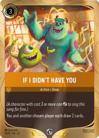 If I Didn't Have You | Disney Lorcana Promo Cards | Promo | Holofoil | #14