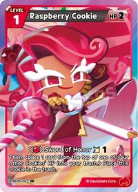Raspberry Cookie (022) | The Dark Enchantress War | Super Rare | Foil | #BS10-022