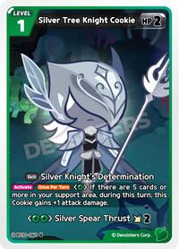 Silver Tree Knight Cookie | The Dark Enchantress War | Uncommon | Normal | #BS10-060