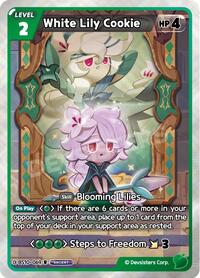 White Lily Cookie (069) | The Dark Enchantress War | Rare | Foil | #BS10-069