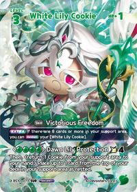 White Lily Cookie (073) (SUR) | The Dark Enchantress War | Secret Ultra Rare | Foil | #BS10-073