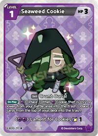 Seaweed Cookie | The Dark Enchantress War | Rare | Foil | #BS10-117