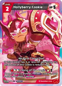 Hollyberry Cookie (017) | The Dark Enchantress War | Super Rare | Foil | #BS11-017