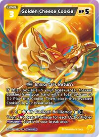 Golden Cheese Cookie | The Dark Enchantress War | Super Rare | Foil | #BS11-034
