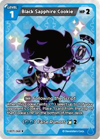 Black Sapphire Cookie | The Dark Enchantress War | Rare | Foil | #BS11-068