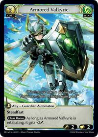 Armored Valkyrie (Curio Foil) | Supporter Pack 4 | Uncommon | Unspecified | #001