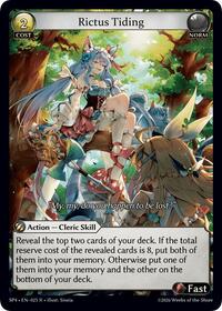 Rictus Tiding (Curio Foil) | Supporter Pack 4 | Rare | Unspecified | #025
