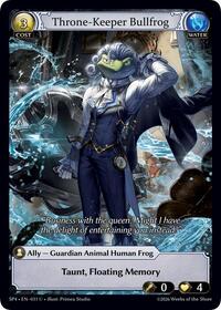 Throne-Keeper Bullfrog (Curio Foil) | Supporter Pack 4 | Uncommon | Unspecified | #031