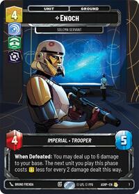 Enoch - Solemn Servant | Ashes of the Empire - Weekly Play Promos | Rare | Normal | #1
