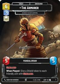 The Armorer - Secrecy is Our Survival | Ashes of the Empire - Weekly Play Promos | Uncommon | Normal | #7