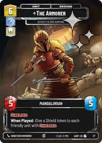 The Armorer - Secrecy is Our Survival (Foil) | Ashes of the Empire - Weekly Play Promos | Uncommon | #27