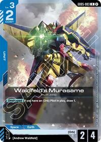 Waldfeld's Murasame | Freedom Ascension | Rare | Holofoil | #GD05-003