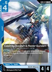 Calamity Gundam & Raider Gundam | Freedom Ascension | Common | Normal | #GD05-011