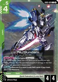 Nu Gundam | Freedom Ascension | Rare | Holofoil | #GD05-020
