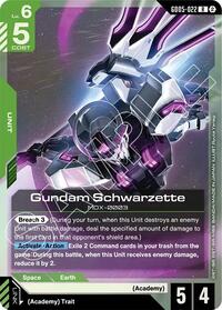 Gundam Schwarzette | Freedom Ascension | Rare | Holofoil | #GD05-022