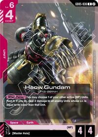 Haow Gundam | Freedom Ascension | Rare | Holofoil | #GD05-036
