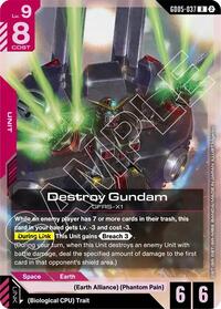 Destroy Gundam | Freedom Ascension | Rare | Holofoil | #GD05-037