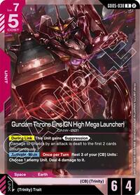 Gundam Throne Eins (GN High Mega Launcher) | Freedom Ascension | Rare | Holofoil | #GD05-038